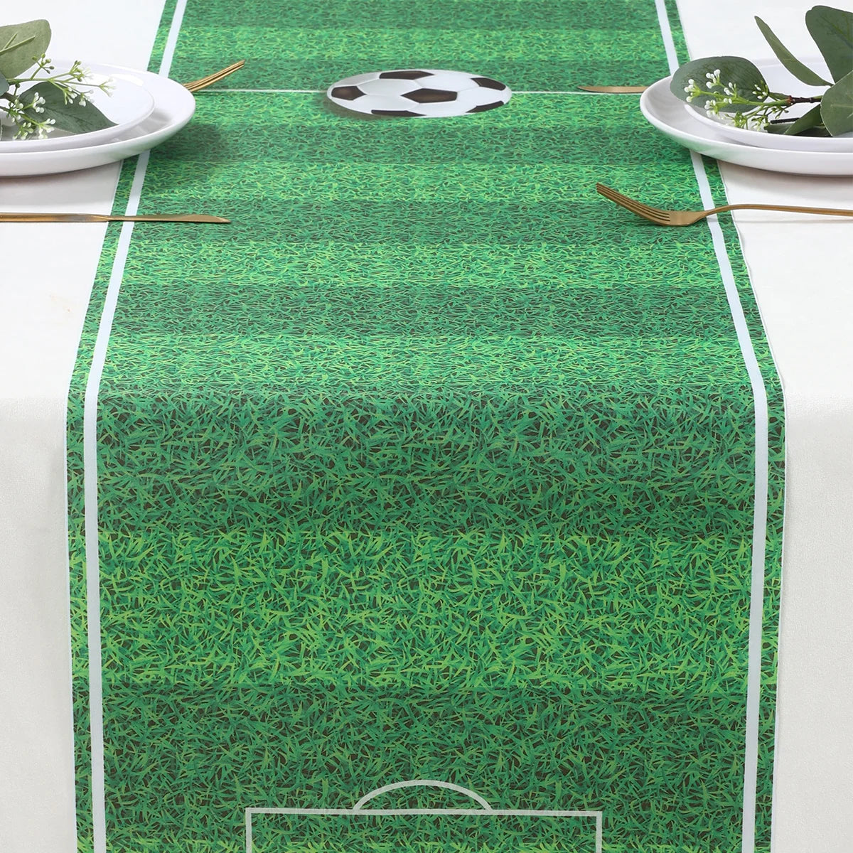 Football Party Disposable Tableware Boys Kids 1st Birthday Party Decorations Sports Soccer Theme Birthday Party Supplies Decor Good Vibrations