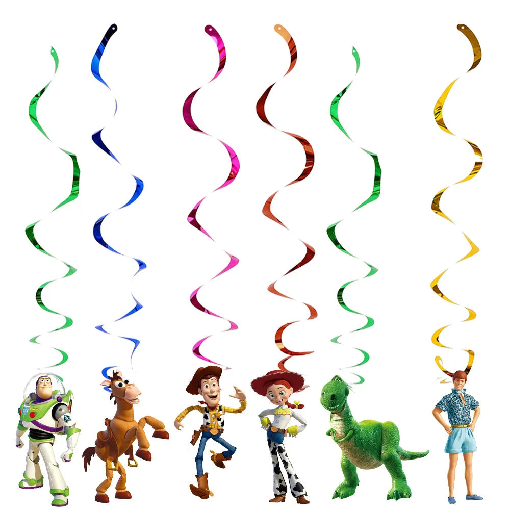 Toy Story Decoration Kids Party Favors Plates Children Girls Birthday Blue Sky White Clouds Balloons Party Supplies Baby Shower Good Vibrations