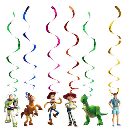 Toy Story Decoration Kids Party Favors Plates Children Girls Birthday Blue Sky White Clouds Balloons Party Supplies Baby Shower Good Vibrations