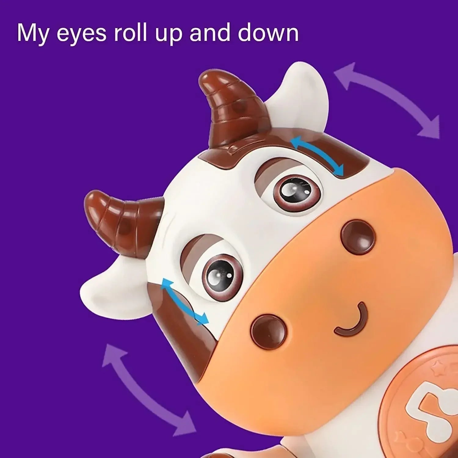 Baby Cow Musical Toys Dancing Walking Baby Cow Toy with Music and LED Lights Dancing Toys Baby 6 to 12 Months 18 Month Toys Good Vibrations