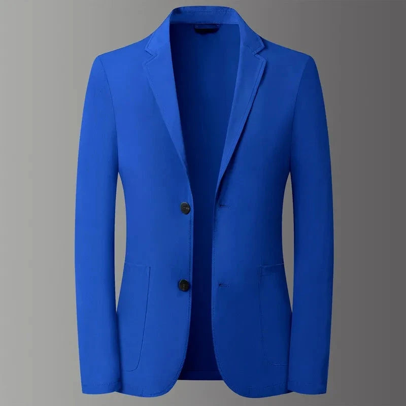 Men Lightweight Suit Sun Protection Clothing Spring Summer Thin Mens Blazer Ice Silk Jacket Smart New Casual Male Suit Coat Good Vibrations