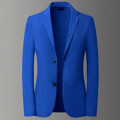 Men Lightweight Suit Sun Protection Clothing Spring Summer Thin Mens Blazer Ice Silk Jacket Smart New Casual Male Suit Coat Good Vibrations