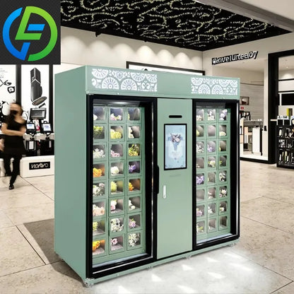 2025 Flower Vending Machine Supplier Shopping Mall Touch Screen Flower Vending Machine Good Vibrations
