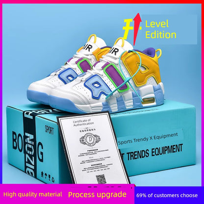 Putian Pippen Big Air Basketball Men's Shoes Trendy Casual Cushion Damping Youth Actual Combat Abrasion Resistant Sports Sneakers Good Vibrations