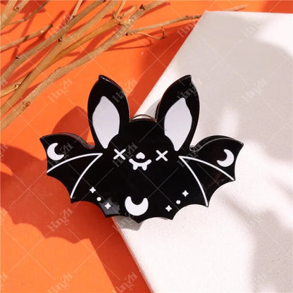 Halloween Hair Accessories Ghost Hair Clip for Women Girls Red Horns Hairpin Skull Claw Y2K Gothic Hair Jewelry 2023 New HangZhi Good Vibrations