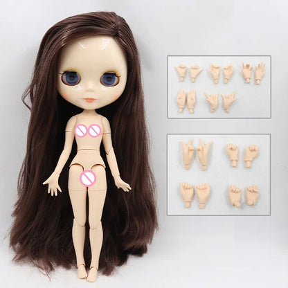 ICY DBS blyth doll 1/6 bjd toy joint body white skin shiny & matte face 30cm on sale special price toy gift anime doll Good Vibrations