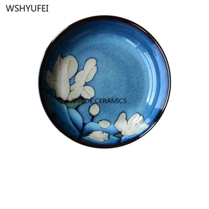 Ceramic Dinner Plate Service Dish Cake Dish Western Steak Steak Disc Salad Bowl Kitchen Board Wedding Kitchen Supplies Beautiful Good Vibrations