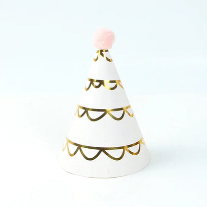 Party Paper Hats Baby Shower   Funny Cake Caps Photo Props Adult Children's Ornament  Cosplay Wedding Birthday Good Vibrations