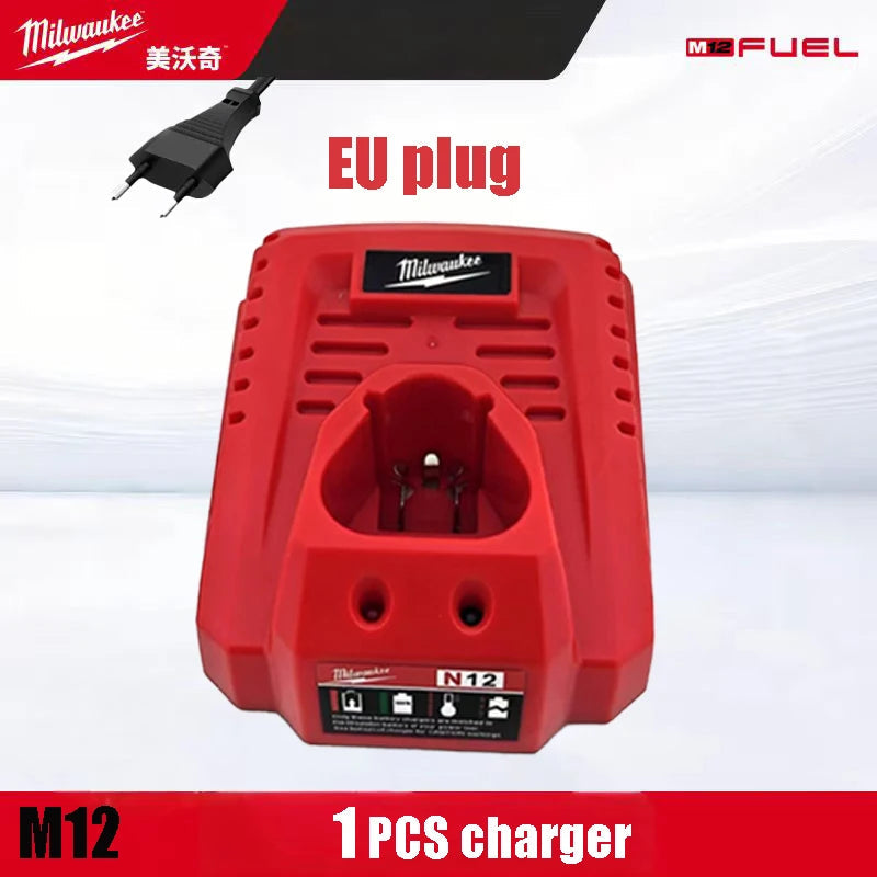 Milwaukee 12V Battery, Comes with Packaging Color Box  12V Battery M12B6 6000mAh  Rechargeable tool battery M12 Hot Promotion Good Vibrations