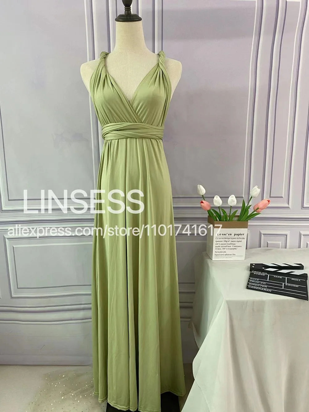 Multiway Maxi Dress Bridesmaid Dress Infinity Cocktail Dress Floor Length Bridesmaid Dress Maxi Dress for Bridesmaid Gifts Good Vibrations