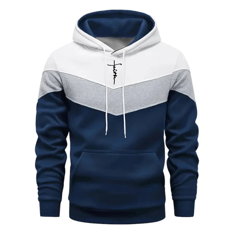 Comfort Casual Sports Autumn Winter Quality Hot Sale Men Tracksuit Fashion Hoodie Tricolor Single Sweatshirt and Pants Daily Man Good Vibrations
