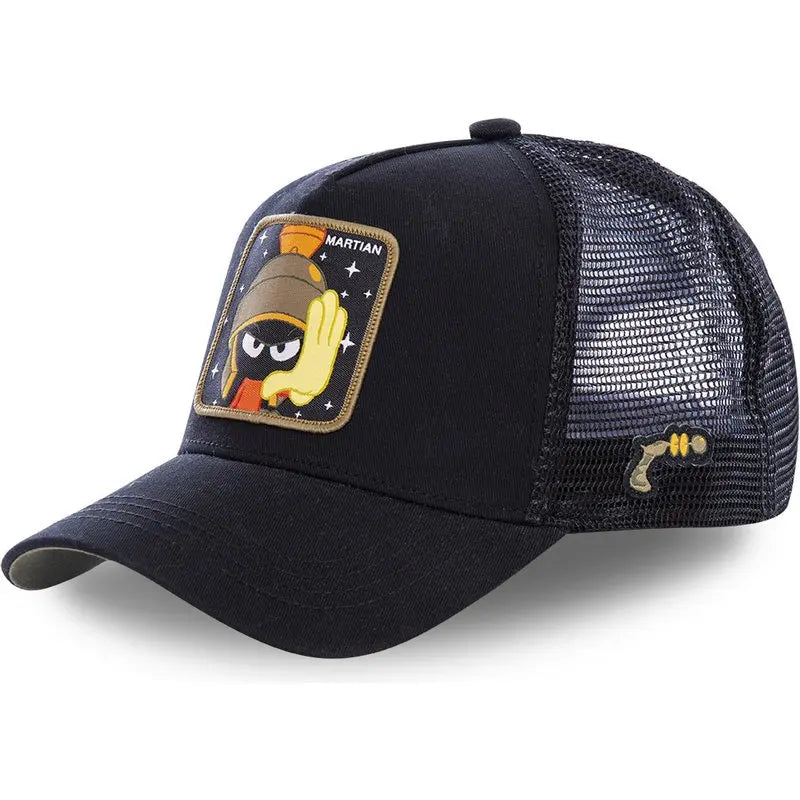 Hot Sale Unisex Anime Cartoon Cap High Quality Patch Draw Baseball Cap Men Trucker Hat Good Vibrations