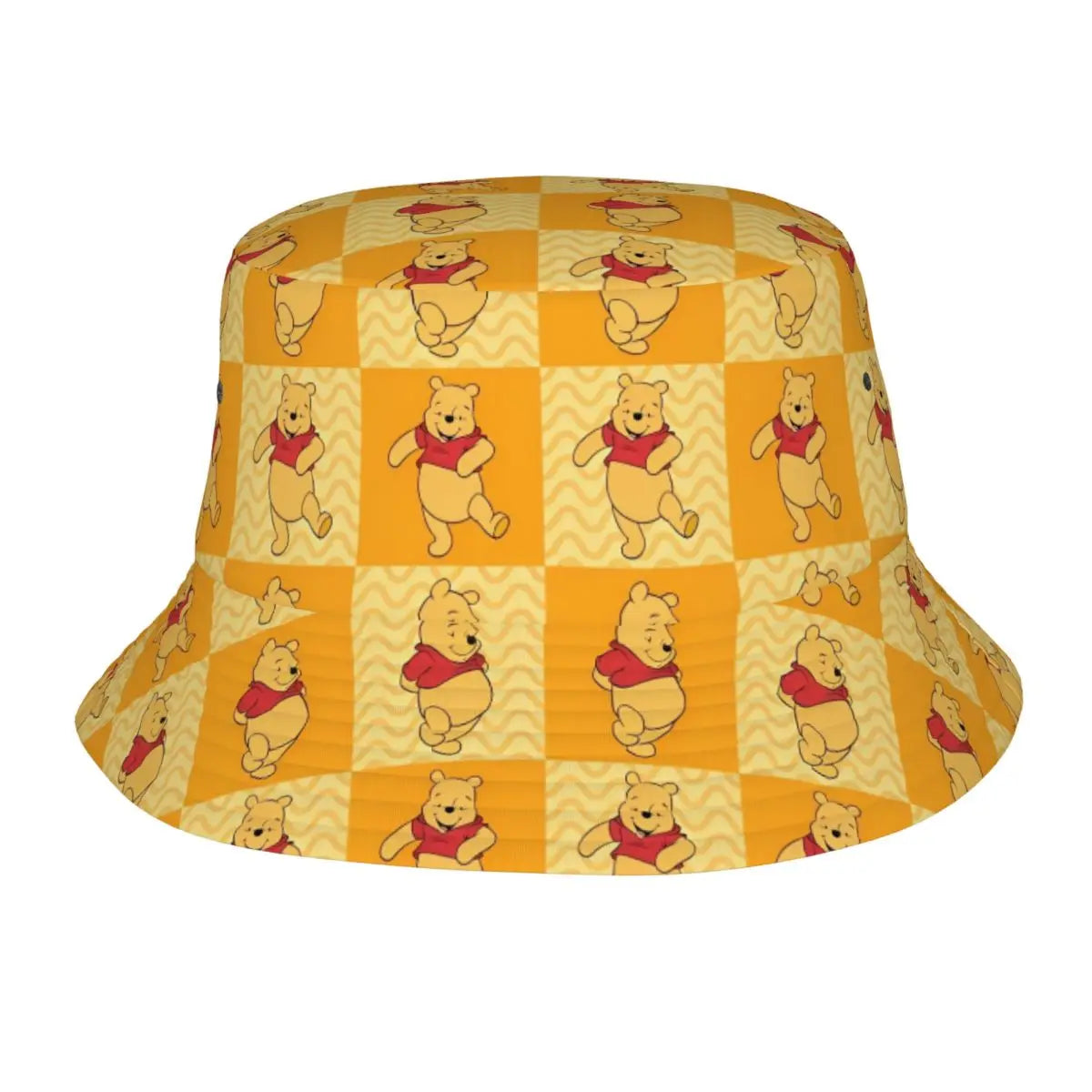 Vocation Getaway Headwear Winnie The Pooh Merch Bucket Hat Unique Women Men Sun Bob Hats Good Vibrations