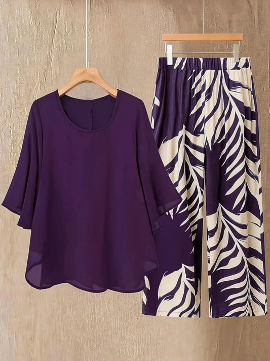 2 Piece Women Sets 2026 New Plus Size Autumn Winter Matching Big Size Two Pieces Sets Top And Pants Suits Outfits Clothing Good Vibrations