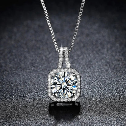 925 Sterling Silver AAA Zircon Necklace Chain High Quality Fashion Jewelry For Women Men Wedding Birthday Party Gift Good Vibrations