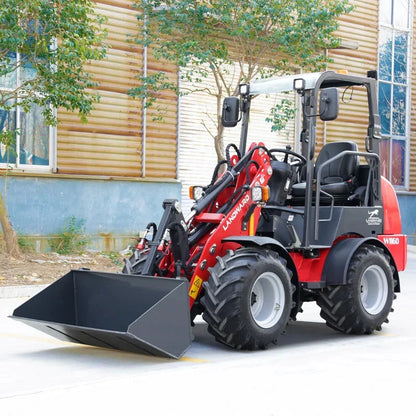 Mini loader with high efficiency and good maneuverability wheel loader  CE EPA Front End Type Wheel Mini Loader Customized Good Vibrations