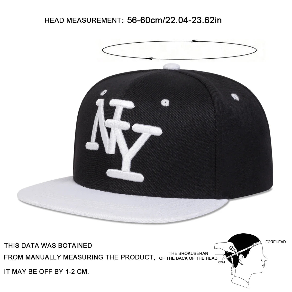 Unisex NY Letter Embroidery Hip-hop Hats Spring Autumn Outdoor Adjustable Casual Baseball Caps Sunscreen Hat Sports Cap Good Vibrations