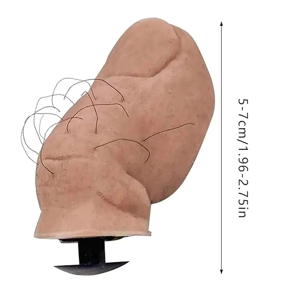 Funny Toe Shoe Charms DIY Mini 3D Stereoscopic Toe for Croc Accessories Unique Shoe Decoration Charms for Women Men Good Vibrations