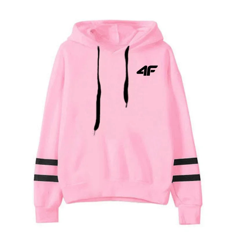 Hot Sales Women's Tracksuit Hoodies Stripe Casual Single Piece Sweatshirts and Daily Sweatpants Comfort Outdoor Jogging Sports Good Vibrations