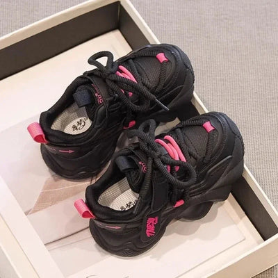 Children Sneakers for Girls 2024 Autumn New Fashion Korean Style Soft Comfortable Casual Versatile Keep Warm Cotton Chic Shoes