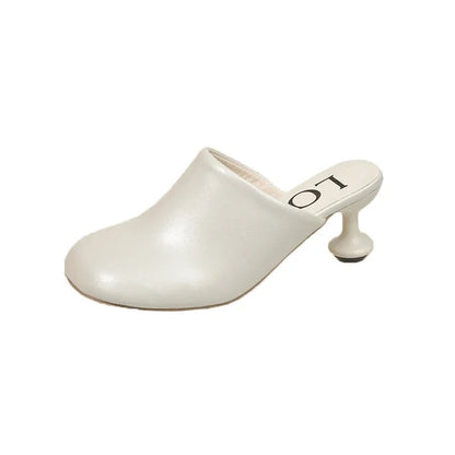 Elegant High Heels Slippers Designer Women's Sandals Fashion Mules Shoes 2025 Pumps Dress Flip Flops Party Sandalias De Mujer Good Vibrations