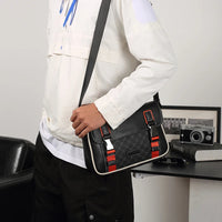 Designer Crossbody Bag Casual Messenger Bag for Men Bags Business Work Man Shoulder Bag Luxury Brand Sling Bags Leather Male Bag Good Vibrations