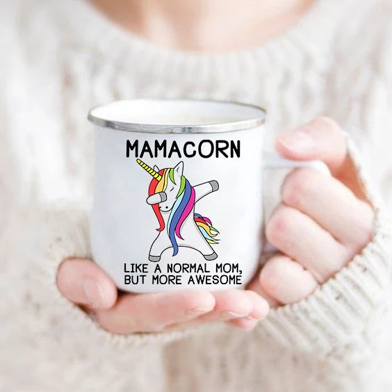 Mothers Day Gift for mom Mommy Birthday Gifts Best Mom Ever Mug Mommy Coffee Mugs Mother drink cup tea enamel cups Good Vibrations Adult Super Store