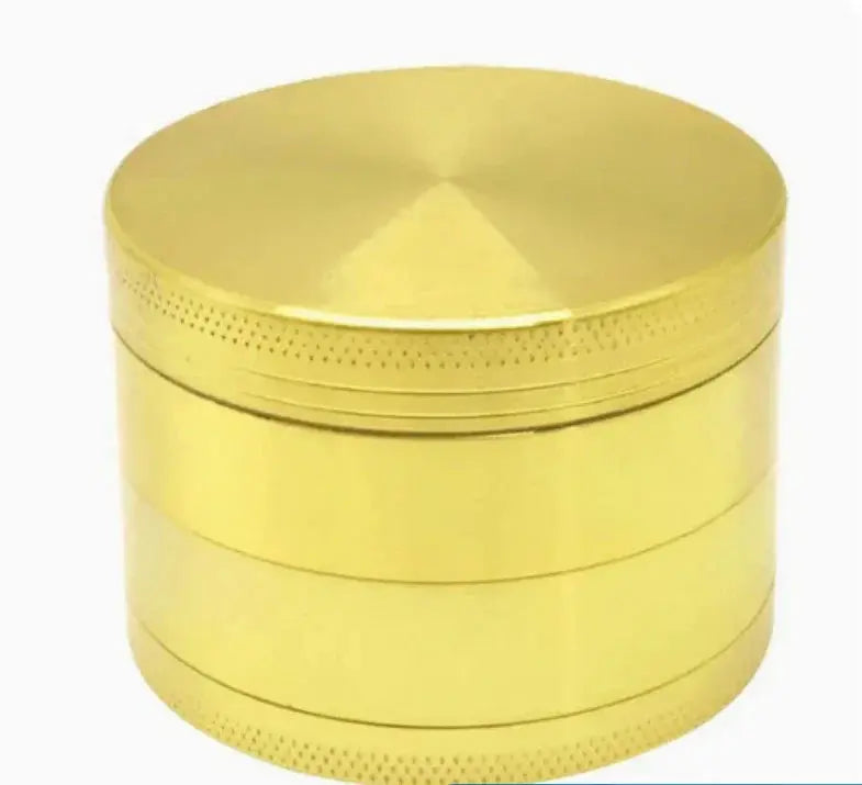 40mm 4 layers gold metal tobacco herbal grinder.