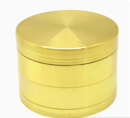 40mm 4 layers gold metal tobacco herbal grinder.