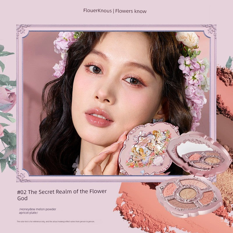 Flower Know Midsummer Night Relief Matte Play Makeup Plate Eye Shadow Good Vibrations