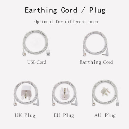Earthing Fitted Bed Sheets Conductive Silver Fiber Grounded Bedsheet Anti-ESD Radiation Proof Release Electrostatic Good Vibrations