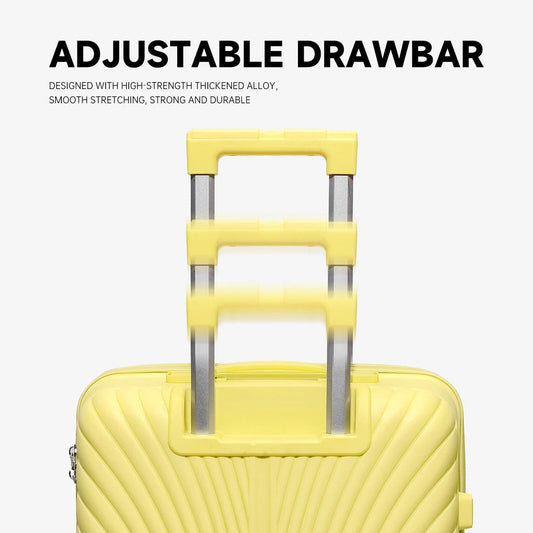 2025 New Large-Capacity and Durable Luggage Roller Suitcase Men and Women Carry-On Boarding Travel 20/24/28 Multi-Piece Set Good Vibrations