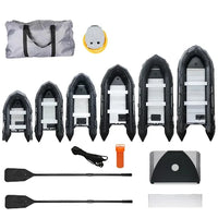 4.2m Rigid Hull Inflatable Rescue Fishing Speed Boat With Outboard Motor!