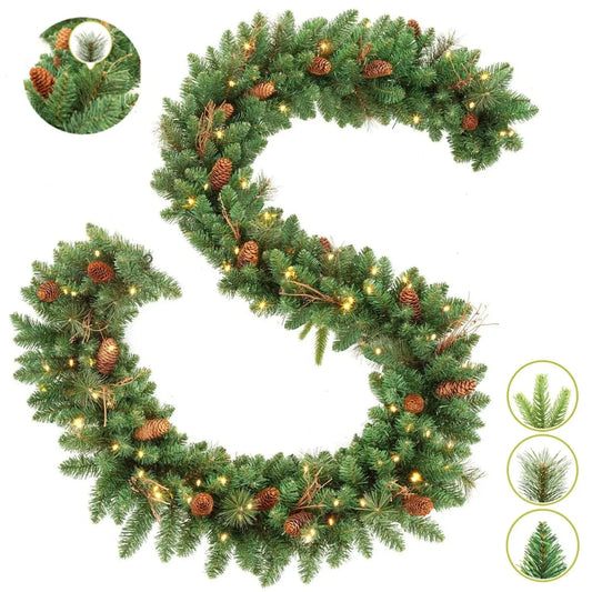Christmas Winter Vine Decoration With Lights And Rattan Decorations For Home Indoor Or Outdoor Christmas Party Decorations Good Vibrations