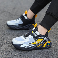 New Children's Tennis Shoes Students Scool Shoes Fashion Boy's Sport Shoes Anti-slippery Soft-soled Sneakers For Kids Good Vibrations