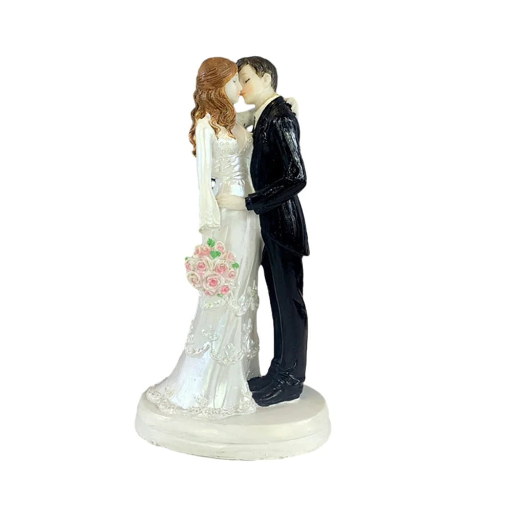 2025 Cake Toppers Dolls Bride and Groom Figurines Funny Wedding Cake Toppers Stand Topper Decoration Supplies Marry Figurine Good Vibrations