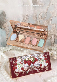 Flower Knows Strawberry Rococo Moonlight Mermaid Jewel Eyeshadow Palette 5 Colors Pearlescent Mashed Potatoes 2023 Good Vibrations