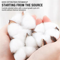 100Pcs/pack Facial Make Up Cosmetic Cotton Pads Round Soft Makeup Nail Polish Remover Cleansing Pads Daily Removal Tool DIY Good Vibrations