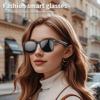 high-tech AI smart glasses can be equipped with various lenses such as sunglasses, blue light, myopia, Men women smart glasses Good Vibrations