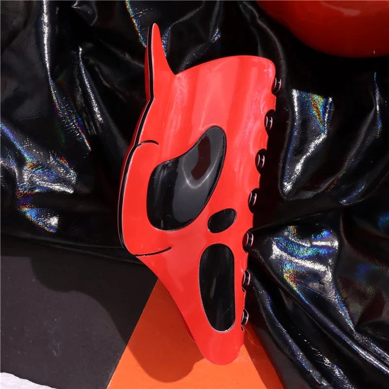 Halloween Hair Accessories Ghost Hair Clip for Women Girls Red Horns Hairpin Skull Claw Y2K Gothic Hair Jewelry 2023 New HangZhi Good Vibrations