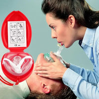 1Set Car Rescue CPR Mask Emergency First Aid Masks Resuscitator One-Way Valve CPR Face Sheild Survival Mask Outdoor Survival Kit Good Vibrations