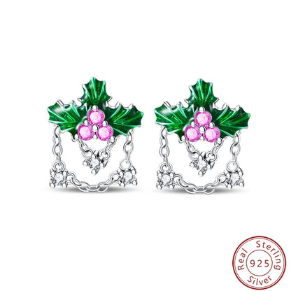Women's Earrings 925 Sterling Silver Ocean Cute Pet Insect Plant Multi Style Earrings Fit Anniversary Delicate Jewelry Gifts Good Vibrations