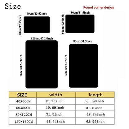 Christmas Theme Floor Mat Various Styles Glittering Trees Snowy Scenes and Festive Ornaments NonSlip Door Mat Rugs for Home Decor Good Vibrations