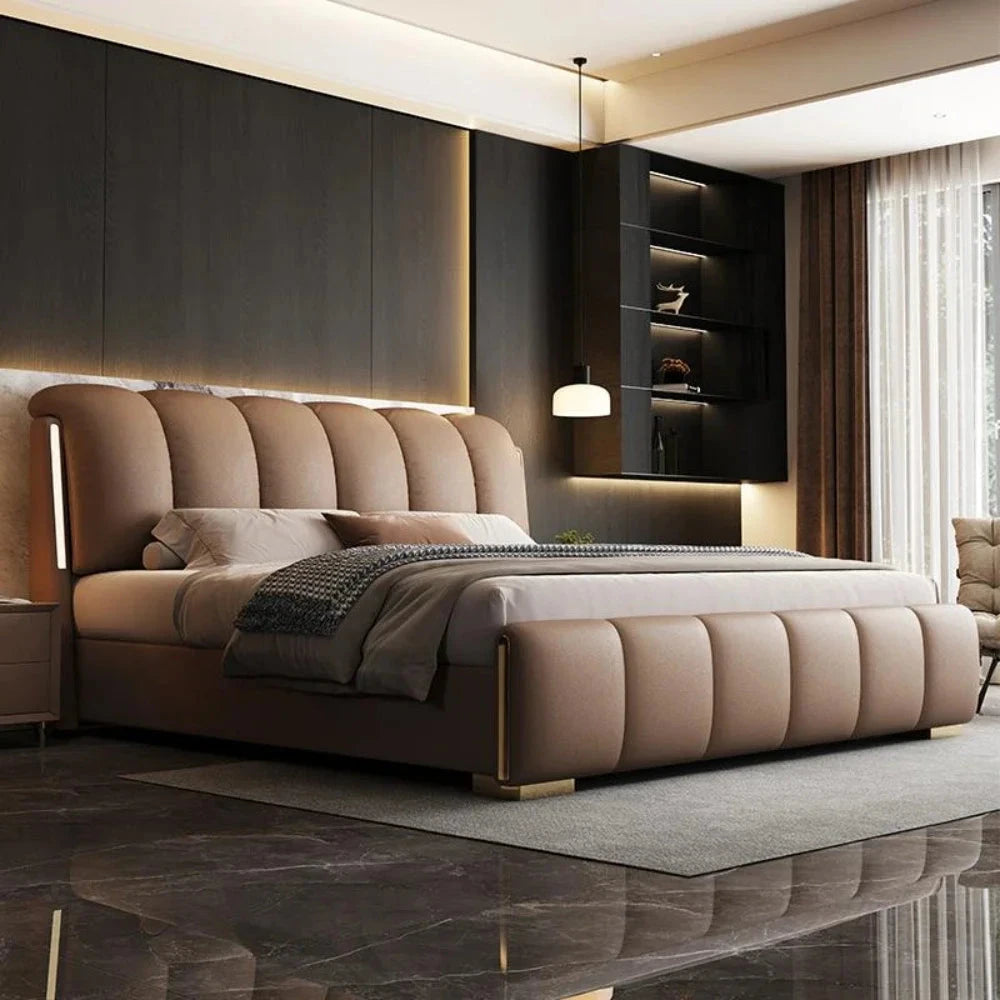 Teenage Girls Bedroom Bed Double Modern Nightstands Luxury Beds King Size Frames Camas Matrimonial Furniture Accessories Good Vibrations