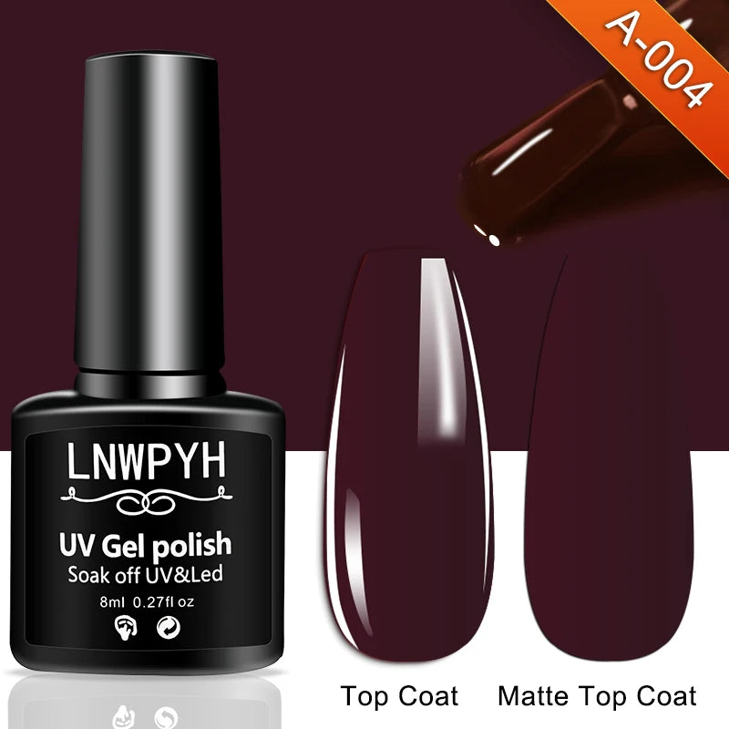 Nail Gel Polish 36 Color Gel Nail Polish Semi Permanent Gel Vernis Base Top Coat Nail Art Manicure Soak Off LED UV Gel Varnishes Good Vibrations