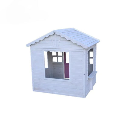 Outdoor Backyard Kindergarten Kids Role Play House Wooden Playhouse Kids Cubby House for Kids Good Vibrations