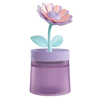 2024 USB Portable Ultrasonic Humidifier - Colorful Cup Aroma Diffuser, Cool Mist Maker, Flower Air Purifier with LED Light Good Vibrations Adult Super Store