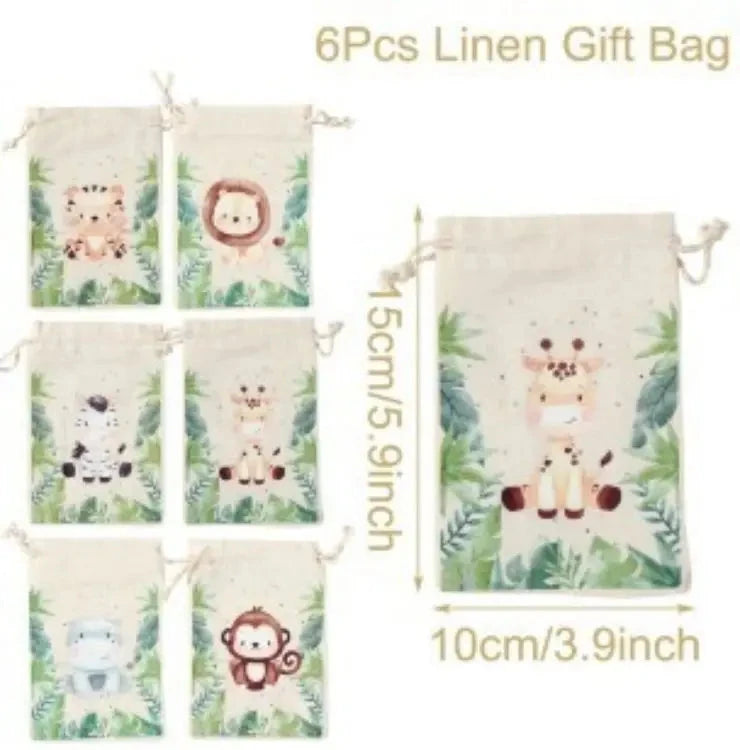 Jungle Safari Birthday Decoration Jungle Animals 1st Birthday Gifts Decoration Wild One Birthday Tableware Baby Shower Decor Good Vibrations