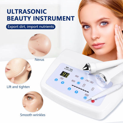 3 IN 1 Ultrasound Beauty Machine Ultrasonic Face Lifting Eye Massage Beauty Device Skin Care Pores Cleansing Facial SPA Massager Good Vibrations