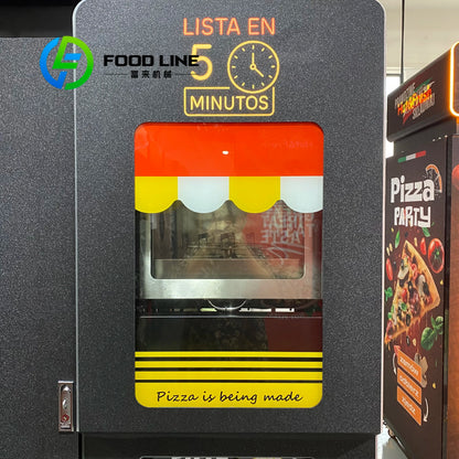 Fully Automatic Digital Touch Screen Pizza Vending Machine Smart Fresh Food for Commercial Business Hot Sale with SDK Function Good Vibrations